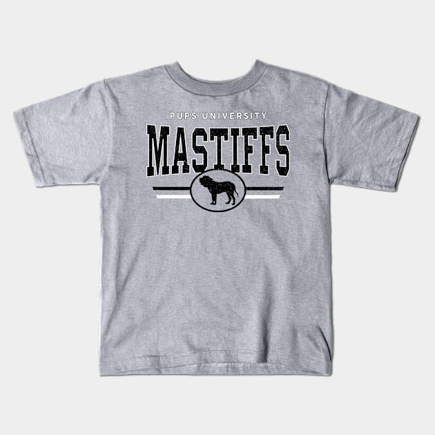 Mastiffs - Pups U Kids T-Shirt by InspiredQuotes